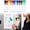 B2_12pc Multicolor 4.7", variant on ERTZAE 12pc whiteboard markers,colorful markers,fine tip markers,Low Odor dry erase markers,flip chart markers,Desk Schedule Mark Pens,Group Study Markers,Home,Office and study Supplies