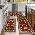 thumbnail image 6 of Kitchen Rugs Sets of 3 Non Slip Washable Kitchen Mats for Floor, Kitchen Runner Rug, Floor Mat Carpet for Entryway, Laundry, Sink, 6 of 12