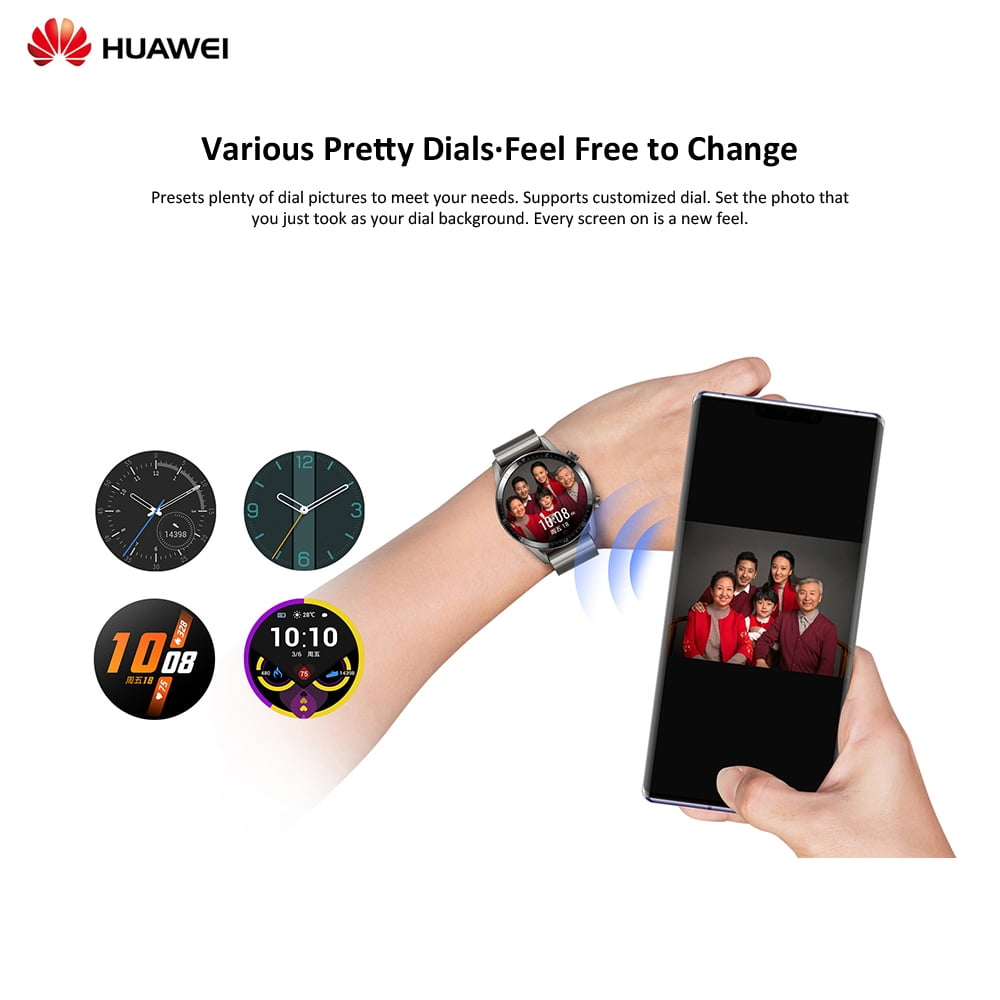 Huawei WATCH GT 2 Pro 3,53 cm (1.39) 46 mm AMOLED Grigio GPS (satellitare)  | Smartwatch in offerta su Unieuro