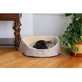 thumbnail image 3 of Armarkat Cat Bed, Pale Silver and Beige, 3 of 5
