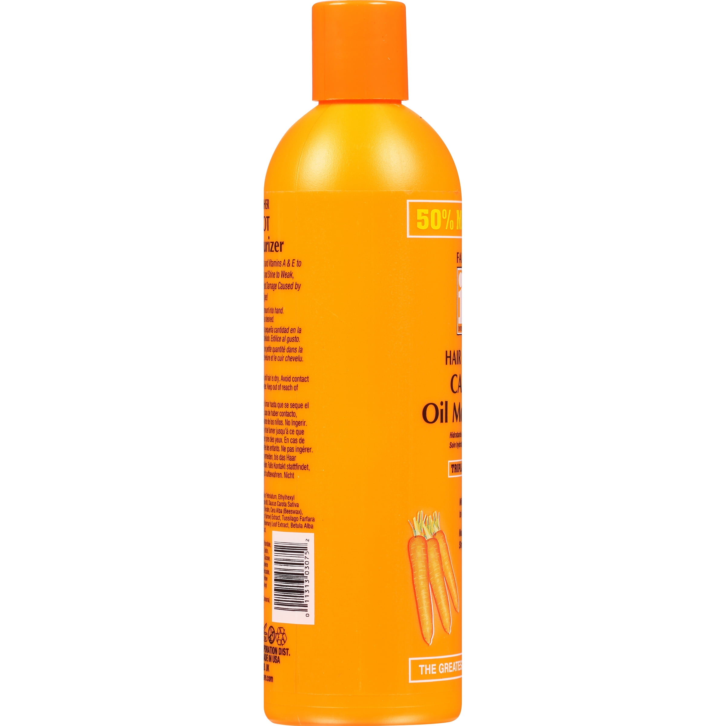 Fantasiaa Ic Carrot Oil Moisturizer Hair Polisher 12 Fl Oz