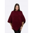 thumbnail image 2 of SAOL Ladies Irish Aran Cable Knit Poncho - 100% Merino Wool Made in Ireland, 2 of 3