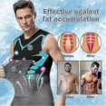 thumbnail image 4 of Chaleco corrector de postura para hombre, camiseta sin mangas moldeadora iónica, 4 of 4