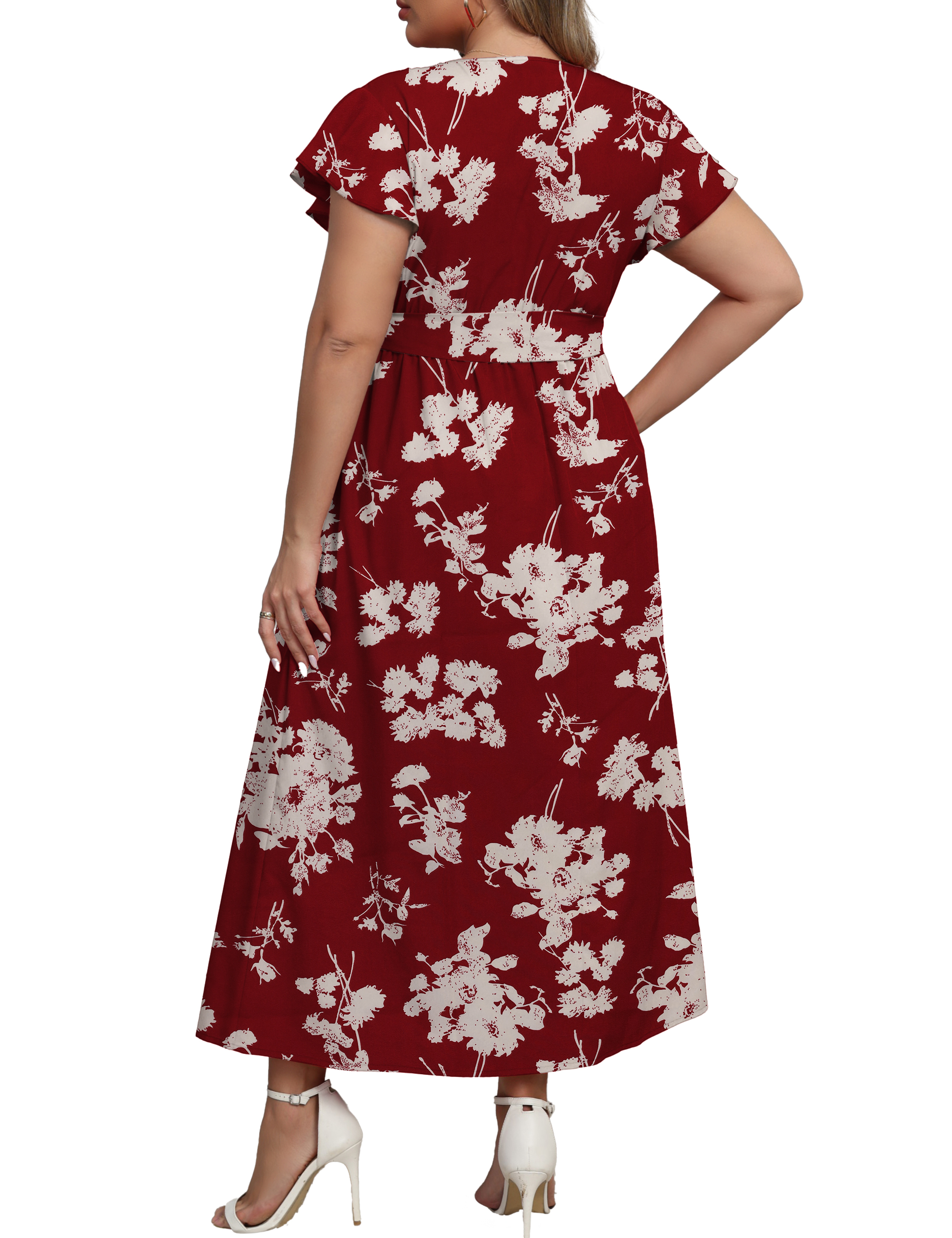 a.Jesdani Women's Plus Size Boho Maxi Dress, Floral photo 5