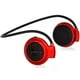 thumbnail image 3 of Inteprter Reproductor de MP3 Auriculares Bluetooth, auriculares deportivos inalámbricos Reproductor de MP3 con radio FM, auriculares estéreo Tarjeta TF Cables de audio/vídeo rojo, 3 of 5