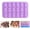 Z2-Purple1, variant on Silicone Donut Mold for 6 Doughnuts, Set of 2. Food Grade LFGB Silicone Bagels Baking Pan, Non-Stick, Dishwasher Safe, Heat Resistant and Microwave Safe