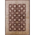 thumbnail image 1 of Ahgly Company Machine Washable Indoor Rectangle Industrial Modern Dark Sienna Brown Area Rugs, 8' x 12', 1 of 7