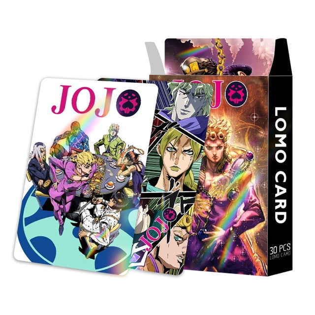 Paquete de cartas JoJos Bizarres Adventures Giornos Giovannas Postc