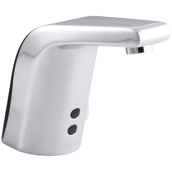 Kohler K-7515-CP Hybrid Sculpted Touchless Deck-Mount Faucet with Mixer, Polished Chrome