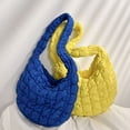thumbnail image 2 of Sonducket Bolso cruzado artesanal exquisito para mujer, poliéster resistente al desgarro con bandolera de costura fina, para mujer Bolsas de mensajero y de hombro amarillo, 2 of 6