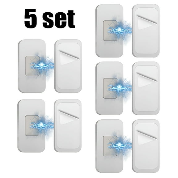 FACEGA 1/5Set Magnetic Cabinet Catches Door Stop Self Adhesive Invisible Magnets Closet Furniture Cupboard Drawer Closer Kitchen Silver 5 Set