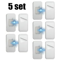 FACEGA 1/5Set Magnetic Cabinet Catches Door Stop Self Adhesive Invisible Magnets Closet Furniture Cupboard Drawer Closer Kitchen Silver 5 Set
