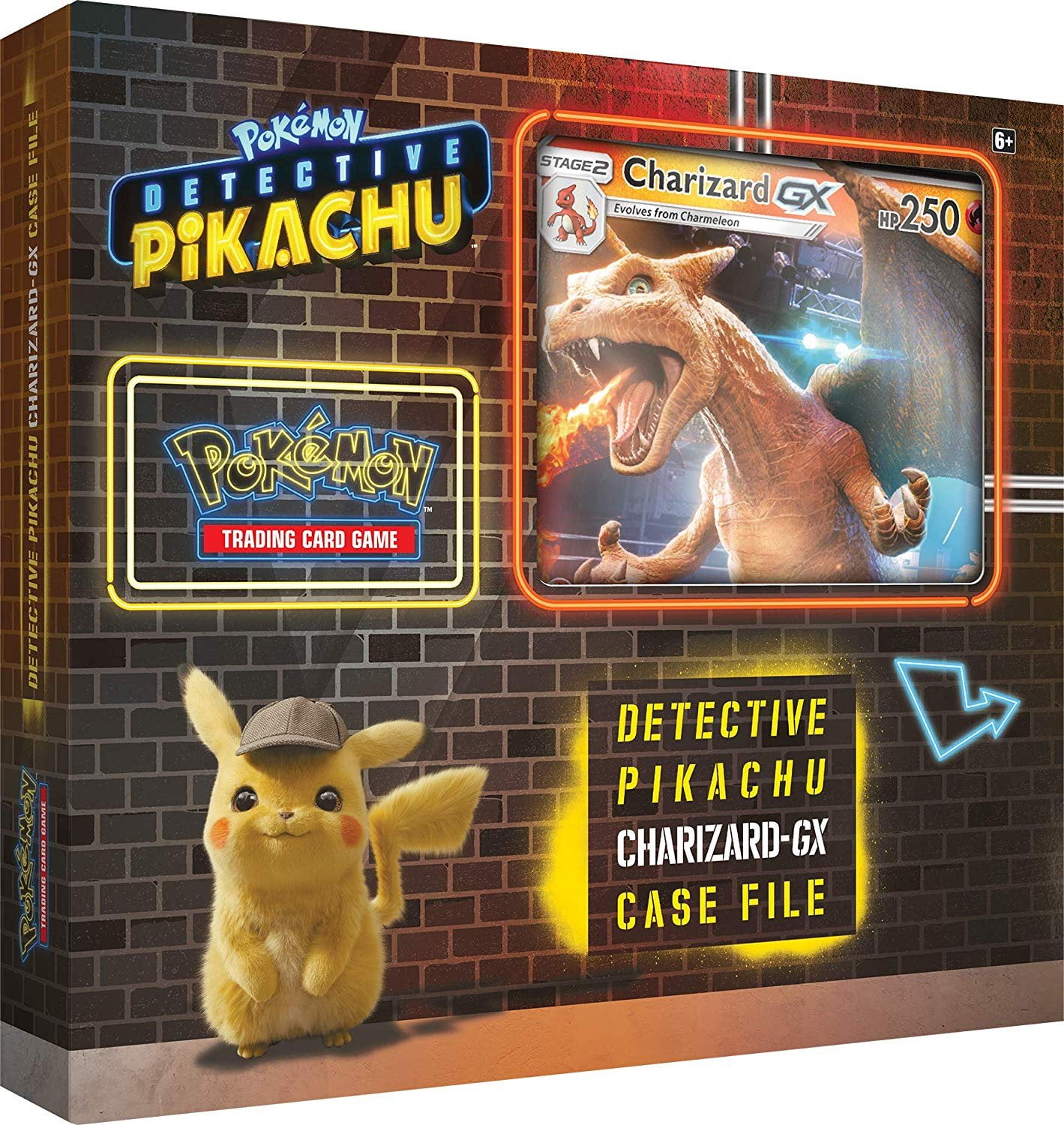 Detective Pikachu Pokemon Trading Cards Charizard Gx Case