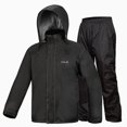 thumbnail image 2 of Combinaison de Pluie Imperméable Veste de Pluie & Pantalon Unisexe Imperméable pour Randonnée Moto Pêche, 2 of 7