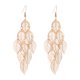 thumbnail image 1 of Pendientes Calados Hoja para Adolescentes Minimalistas Piercing Studs Trendy Earrings, 1 of 6