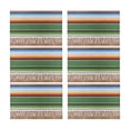 thumbnail image 2 of MKHERT Funny Mexican Blanket Rug Design With Boho Stripes Placemats Table Mats for Dining Room Kitchen Table Decoration 12x18 inch,Set of 6, 2 of 4