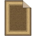 thumbnail image 5 of Ottomanson Border Area Rug 5' x 6'6" - Non Slip Low Pile Carpet, Brown, 5 of 8
