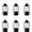 Black, variant on Minzimin 5.1 inch Mini Lanterns 6-Pcs LED Candle Small Lanterns Decorative Indoor Outdoor Hanging Light Ornaments Home Decor for Weddings Western Camping Party Halloween Christmas Decorations