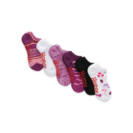 Hanes Originals Women's No Show Socks, Moisture Wicking, 6-Pair Pack