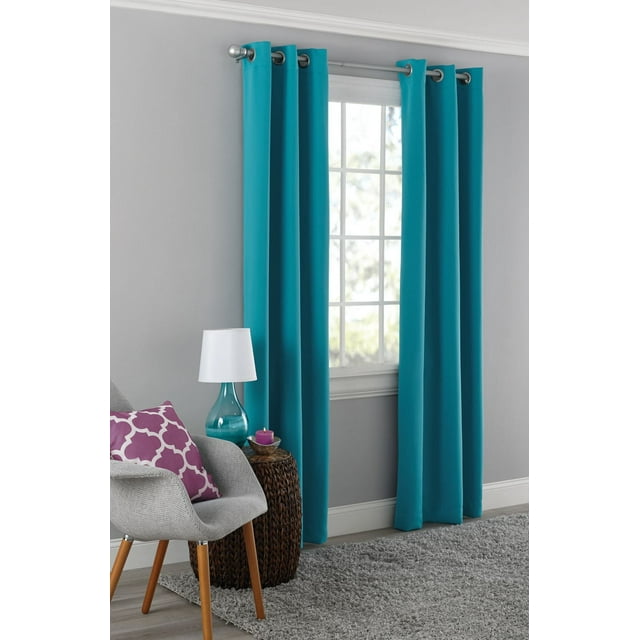 MAINSTAYS Blackout Energy Efficient Grommet Window Curtains Panel