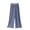 *Blue, variant on VBVC Women's Elastic Waist Wide Leg Pants , Ladies' Soft Flowy Casual Lounge Trousers , Lightweight Drape Pants For Women, Beige , Free Size