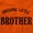 Orange, variant on Awesome Little Brother Siblings Youth T Shirt Tee Boys Infant Toddler Brisco Brands 12M