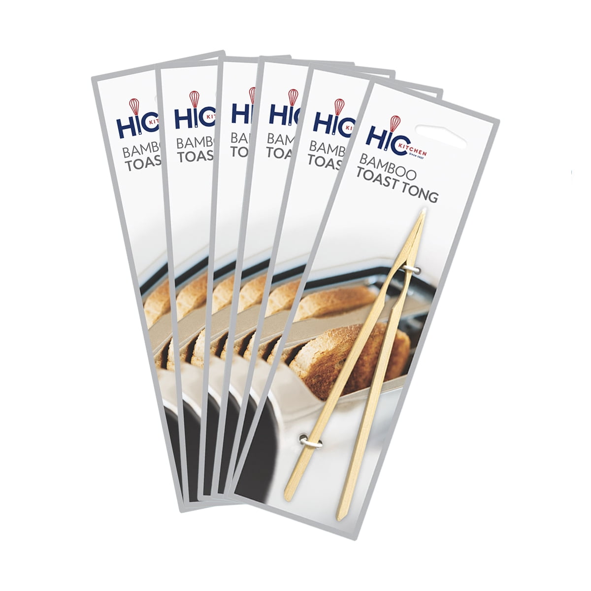 HIC Kitchen Toast Tongs - Thumbnail 2