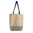 thumbnail image 2 of Paquete 35 piezas Bolsa de yute natural sin fuelle azul 37.5 x 41, 2 of 3