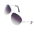 thumbnail image 1 of grinderPUNCH Oversized Unisex Aviator Adult Sunglasses 148mm Dark Lenses, 1 of 4