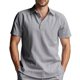 thumbnail image 1 of Camisa holgada con cuello abotonado para hombre: camiseta de poliéster para verano, estilo informal y versátil, lavable a máquina, tallas S-XXXL, contorno de pecho 106-131 cm., 1 of 8