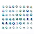 thumbnail image 2 of 1 Bag Acrylic & Resin & Polymer Clay Rhinestone European Beads Large Hole Beads Rondelle Mixed Color Beads: 13.5~14x8~10mm, 2 of 6
