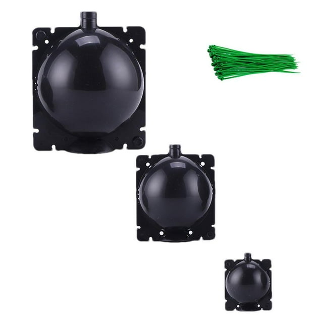 3 Pcs Boîte de Culture de Racines / Outils de Greffage de Boules d'Enracinement Réutilisables / Boule d'Enracinement de Plante Mise à Jour Propagation à Air Propagateur de Racines Kit de Greffage à Haute Pression Boule (Noir Vert)