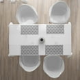 thumbnail image 3 of Ambesonne Tribal Place Mats Set of 4, South Eastern Pattern, Standard Size, Black and White, 3 of 4