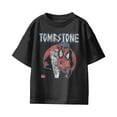 thumbnail image 2 of Marvel Spider-Man Youth Tombstone Distressed T-Shirt (Black, XS-XL), 2 of 4