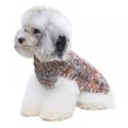thumbnail image 1 of Dog Pet Sweater, Winter Warm Dog Cat Jumpers Clothes, Comfortable Pet Coat Costume Puppy Jumper Kitten Sweater Apparel for Small Medium Dogs Cats Orange XXL, 1 of 6