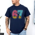 thumbnail image 3 of Funny 67 Ice Cream Drip Meme Six Seven Gen Alpha Slang T-Shirt, Multicolors, Size S-5XL, 3 of 5