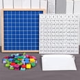 thumbnail image 2 of Wooden Math Learning Montessori Numbers Hundred Board Kids Educational Toy Gifts, 2 of 8