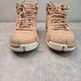 thumbnail image 3 of Ni - ke Air Jordan 12 Retro Sneakers Womens 8 Tan Suede Gold Athletic Streetstyle Shoes, 3 of 5