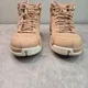thumbnail image 3 of Ni - ke Air Jordan 12 Retro Sneakers Womens 8 Tan Suede Gold Athletic Streetstyle Shoes, 3 of 5