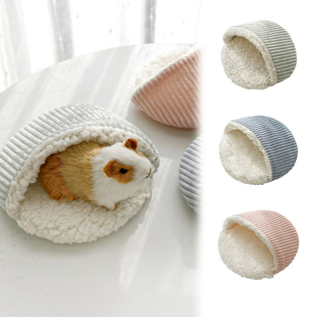 Fiudx Cama de Invierno para Hámster, Suave Tela de Franela, Transpirable y Absorbente, Cómoda Almohadilla de Descanso, Ideal para Mascotas Pequeñas, Ideal para Cobayas o Chinchillas, Fácil de Limpiar