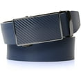 thumbnail image 2 of Genuine Leather Mens Ratchet Belt Belts For Men With Adjustable Automatic Buckle, 2 of 3