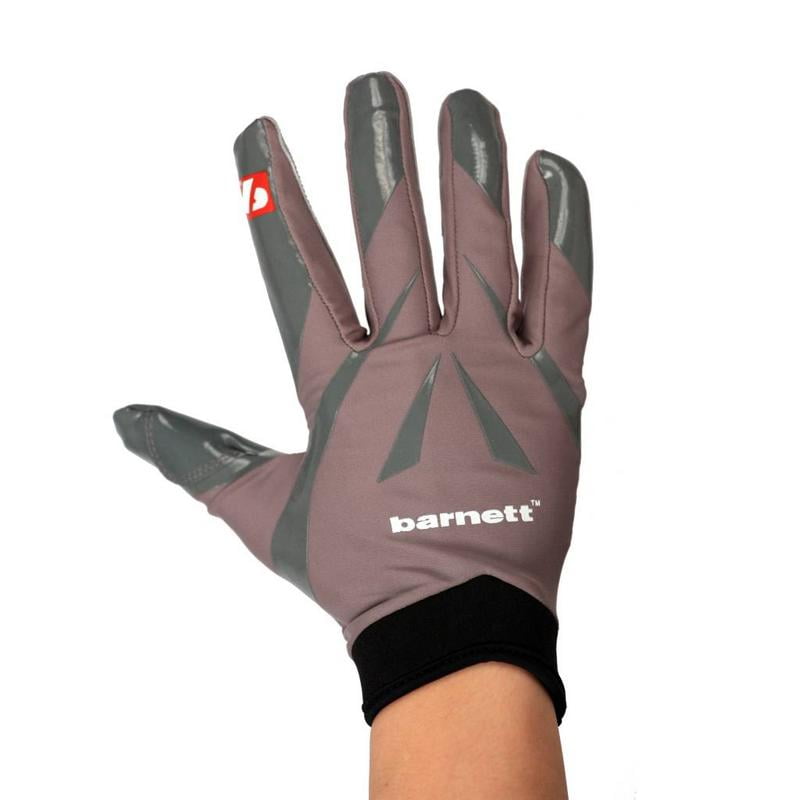 grey football gloves