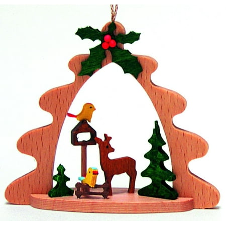Birds And Deer German Wood Christmas Tree Ornament Decoration Made Birds and Deer German Wood Christmas Tree Ornament Decoration Made in Germany - Birds And Deer German Wood Christmas Tree Ornament Decoration Made