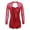 Red, variant on TiaoBug Kids Girls Shiny Sequins Gymnastic Bodysuit Long Sleeve Dance Leotard Jumpsuit Ballroom Dancewear Silver 12