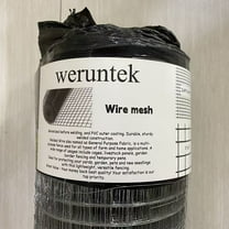 weruntek Wire mesh,PVC Coated Welded Wire Mesh Garden Economy Fence 48 Inch x 25 Foot-1 Inch x 1 Inch