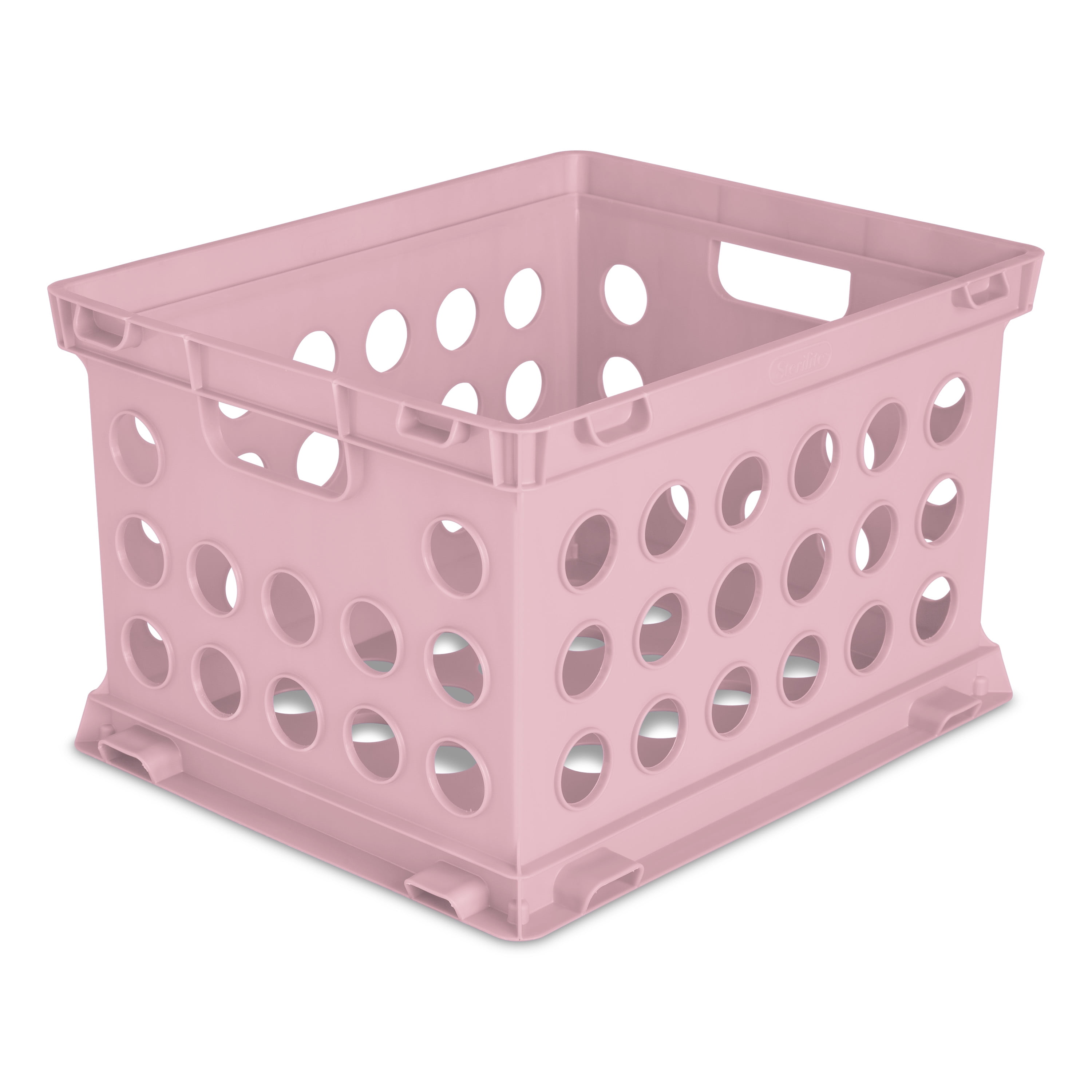 Sterilite File Crate Mauve Splash