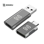 Zomiku - USB/OTG/3.0 Adapter Set for Computer, Tablets, Smartphones, USB-C to USB and USB to USB-C, 5Gbps Data Transmission, Fast Charging 100W/5A, Compatible with All Brands in the Market.