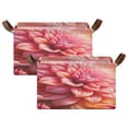 thumbnail image 2 of Collapsible Storage Bins Fabric Shelf Baskets with Handles Closet Organizer Beautiful Dahlia Flower 16.9x11.4x10, 2 of 8