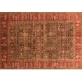 thumbnail image 1 of Ahgly Company Indoor Rectangle Oriental Orange Industrial Area Rugs, 2' x 3', 1 of 4