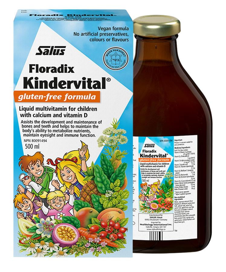 SALUS Kindervital Multivitamin for Children (Gluten Free 500ml